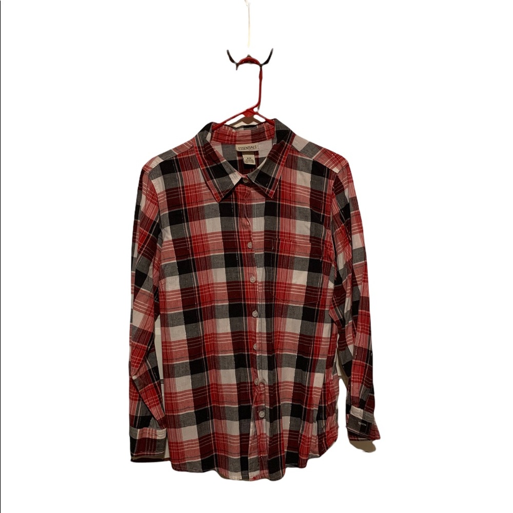 Essentials by Maggie 18/20 Long Sleeved Button Down Shirt